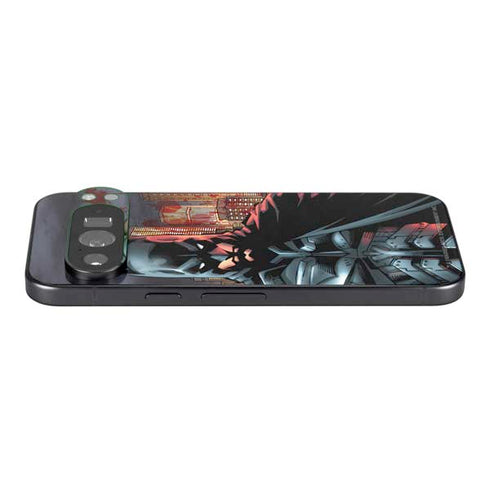 DC Comics Batman The Dark Knight Comic Art in Gotham City Pixel 9 Pro XL Skin